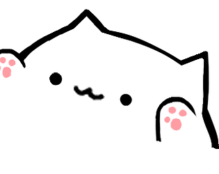 Bongo cat with button