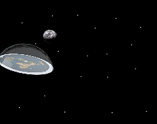earth is flat (allegedly)