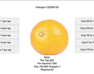 Orange Fruit Clicker