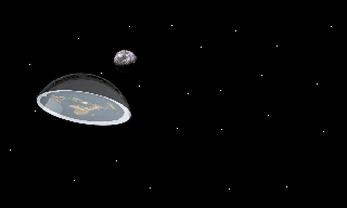 earth is flat (allegedly)