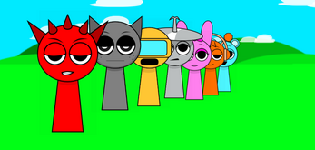Sprunki but 2.5D