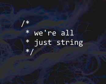 we're all just string